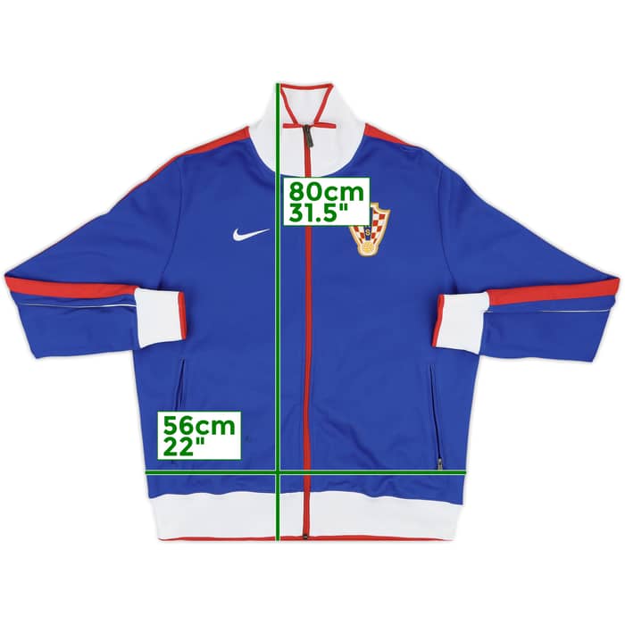 2010-11 Croatia Nike Track Jacket - 8/10 - (L)