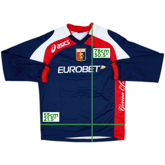 2009-10 Genoa Asics Sweat Top - 7/10 - (L)