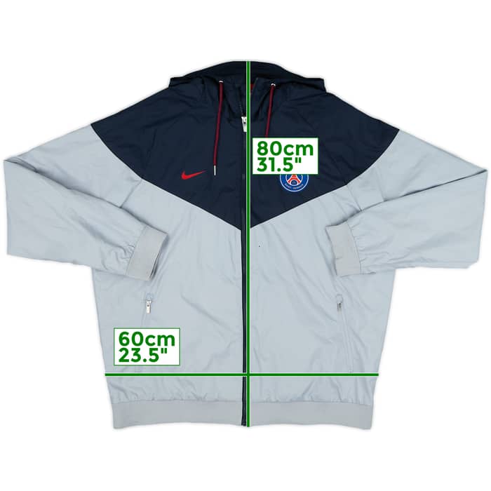 2017-18 Paris Saint-Germain Nike Hooded Rain Jacket - 6/10 - (XL)