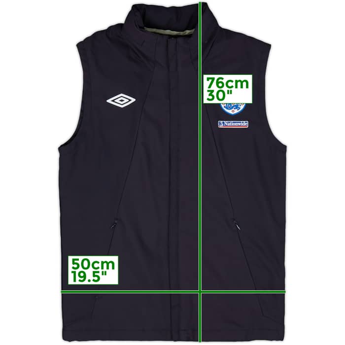 2010-11 England Umbro Padded Gilet - 9/10 - (S)