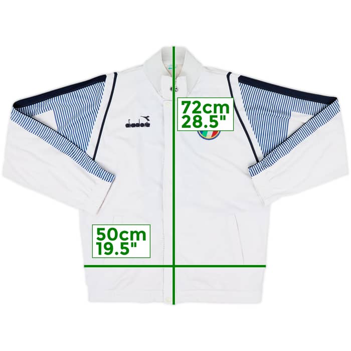 1988-90 Italy Diadora Track Jacket - 8/10 - (L)