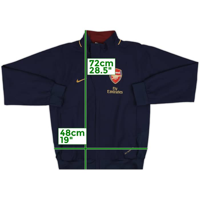 2007-08 Arsenal Nike Track Jacket - 8/10 - (S)