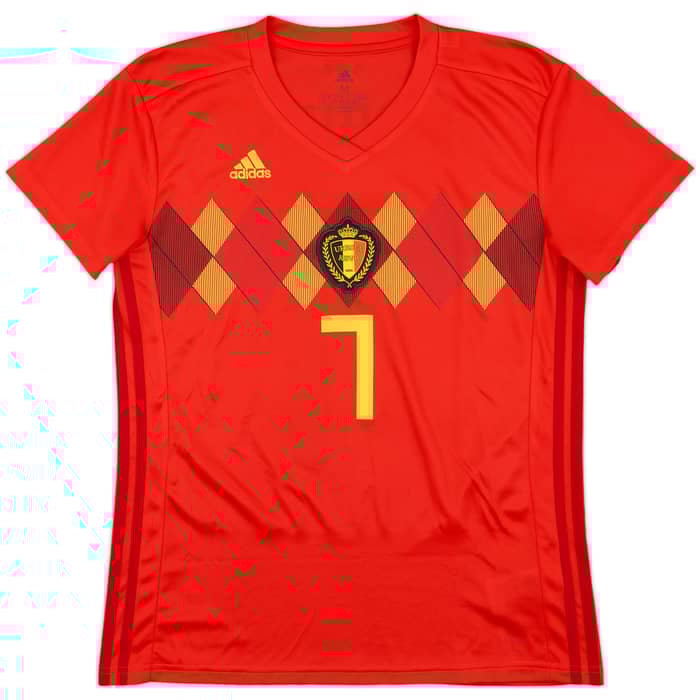 2018-19 Belgium Home Shirt De Bruyne #7 - 9/10 - (Women's M)