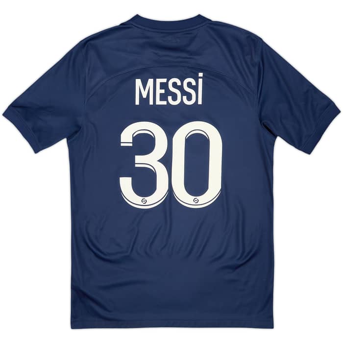 2022-23 Paris Saint-Germain Home Shirt Messi #30 - 5/10 - (S)