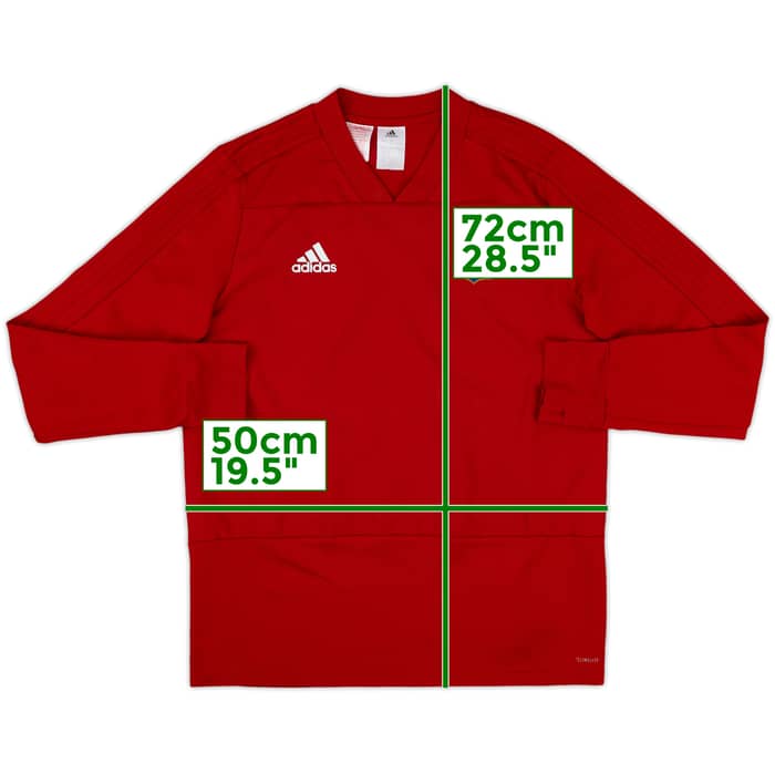 2018-19 Lyon adidas Drill Top - 8/10 - (XL.Boys)