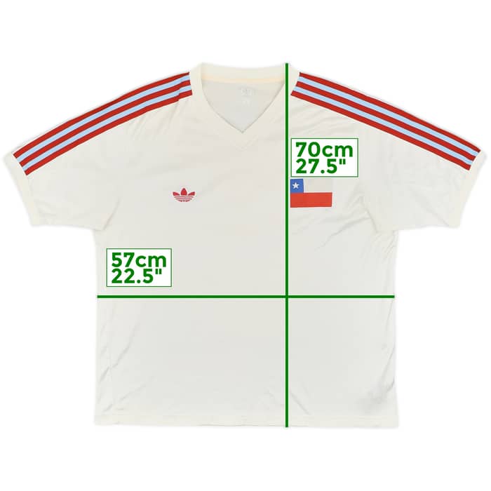 2003-04 Chile adidas Originals Retro Away Shirt #10 - 8/10 - (XL)