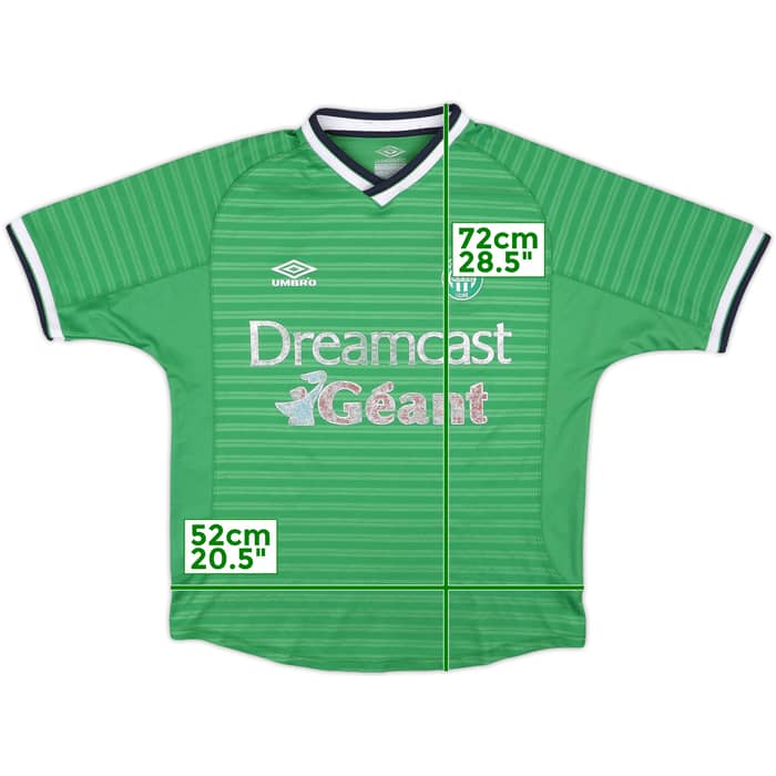 2000-01 Saint Etienne Home Shirt - 4/10 - (L)