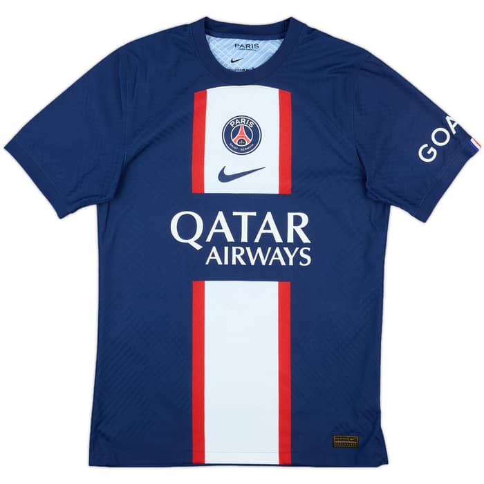 2022-23 Paris Saint-Germain Authentic Home Shirt Mbappe #7 - 10/10 - (S)