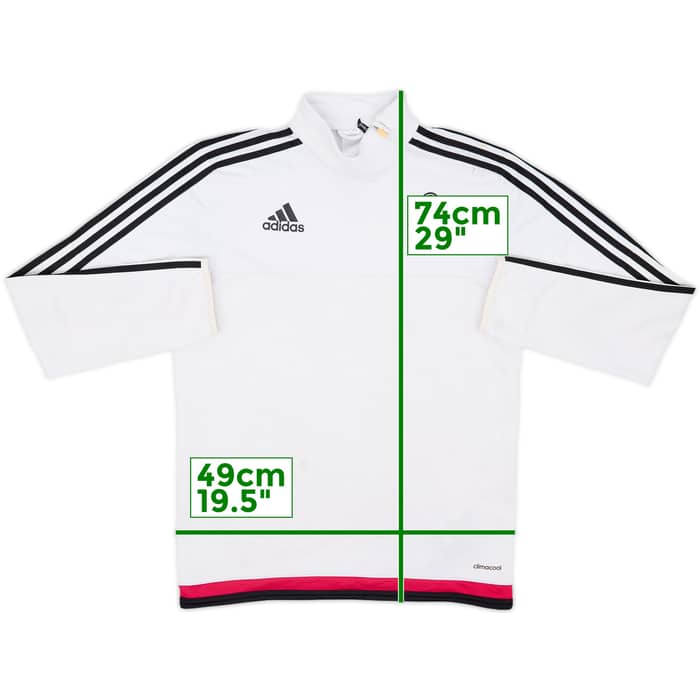 2015-16 Juventus adidas 1/4 Zip Drill Top - 5/10 - (S)