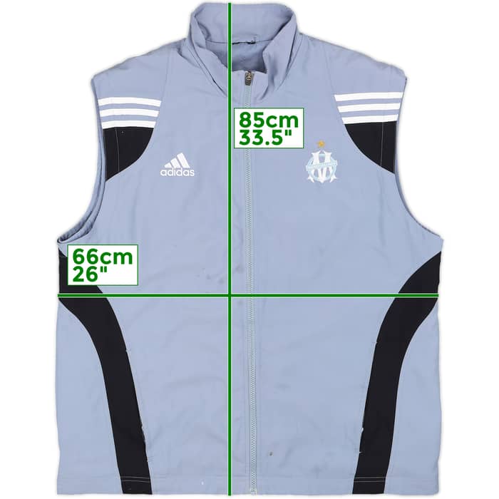 2003-04 Olympique Marseille adidas Gilet - 5/10 - (XL)
