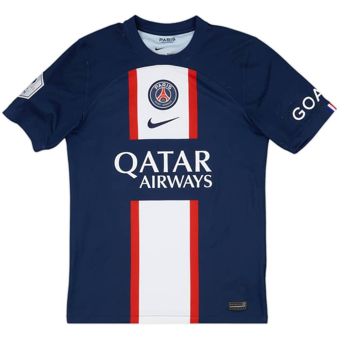 2022-23 Paris Saint-Germain Home Shirt Mbappe #7 - 7/10 - (S)