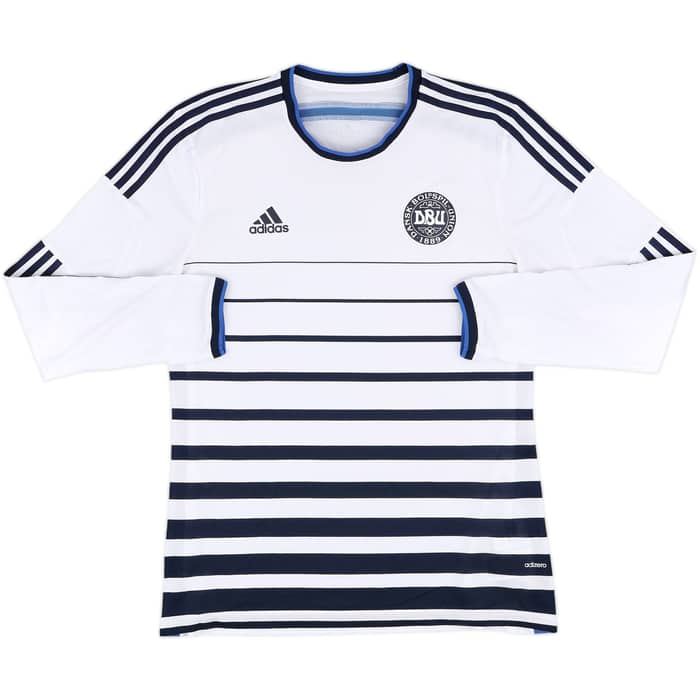 2014-15 Denmark Player Issue Away L/S Shirt - 7/10 - (XL)