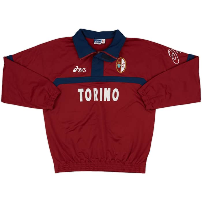 2001-02 Torino Asics 1/4 Zip Training Top - 9/10 - (L.Boys)