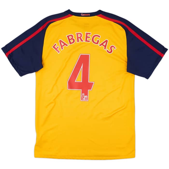 2008-09 Arsenal Away Shirt Fabregas #4 - 6/10 - (S)