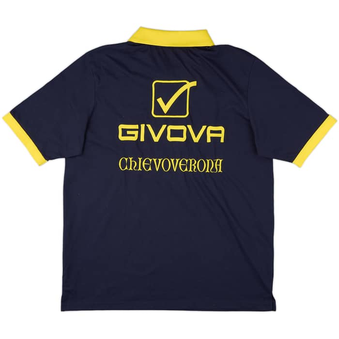 2016-17 Chievo Verona Givova Polo L/S Shirt - 8/10 - (L)