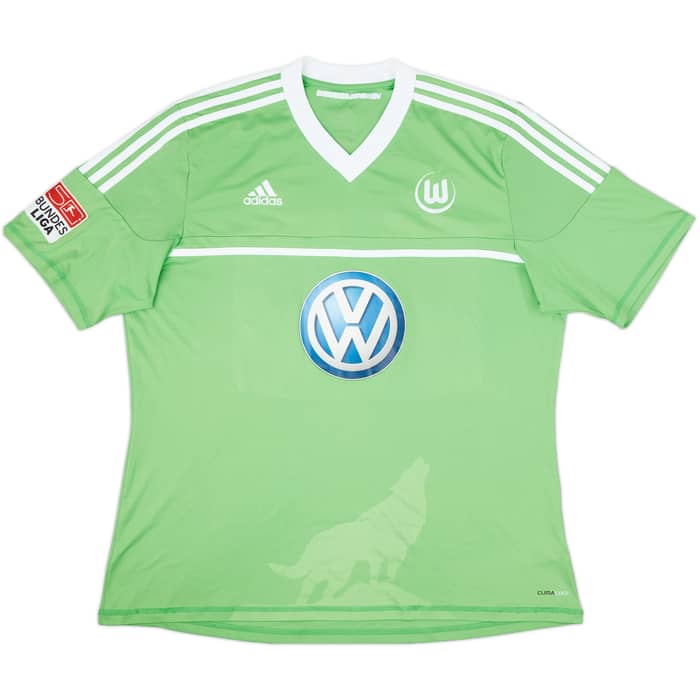 2012-13 Wolfsburg Home Shirt Helmes #33 - 8/10 - (XXL)