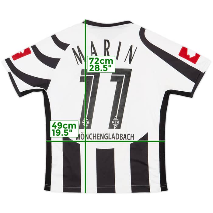 2006-07 Borussia Monchengladbach Home Shirt Marin #11 - 6/10 - (M)