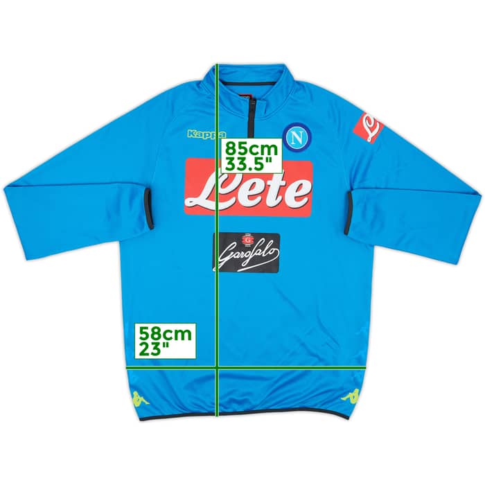 2018-19 Napoli Kappa 1/4 Zip Drill Top - 10/10 - (3XL)