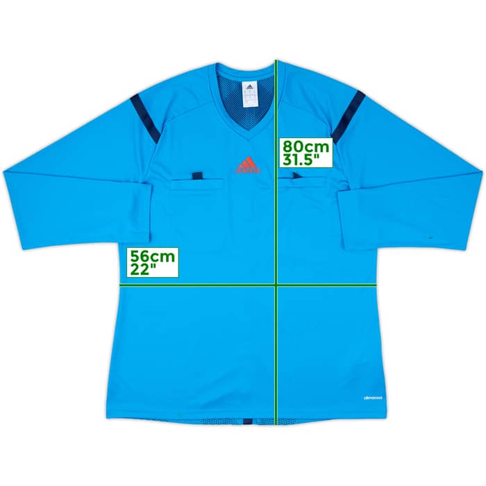 2014-15 adidas Referee L/S Shirt - 7/10 - (XL)