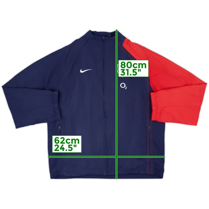 2004-05 Arsenal Nike Track Jacket - 8/10 - (XL)