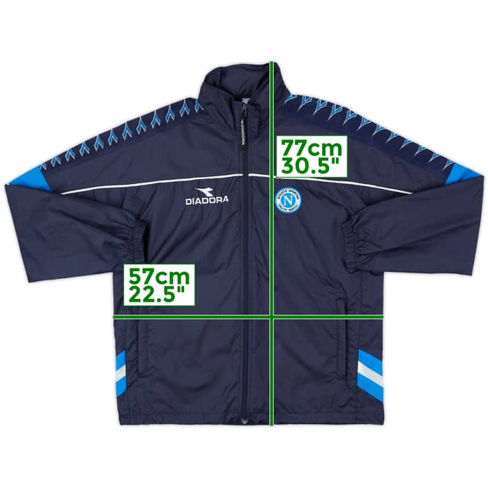 2000-01 Napoli Diadora Track Jacket - 6/10 - (S)