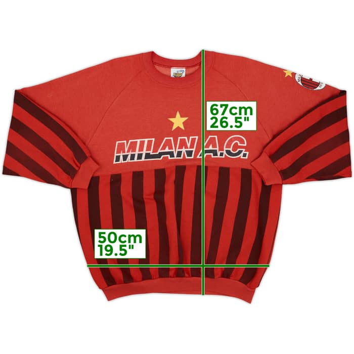 1990-91 AC Milan Le Felpe Dei Grandi Sweat Top - 5/10 - (L)