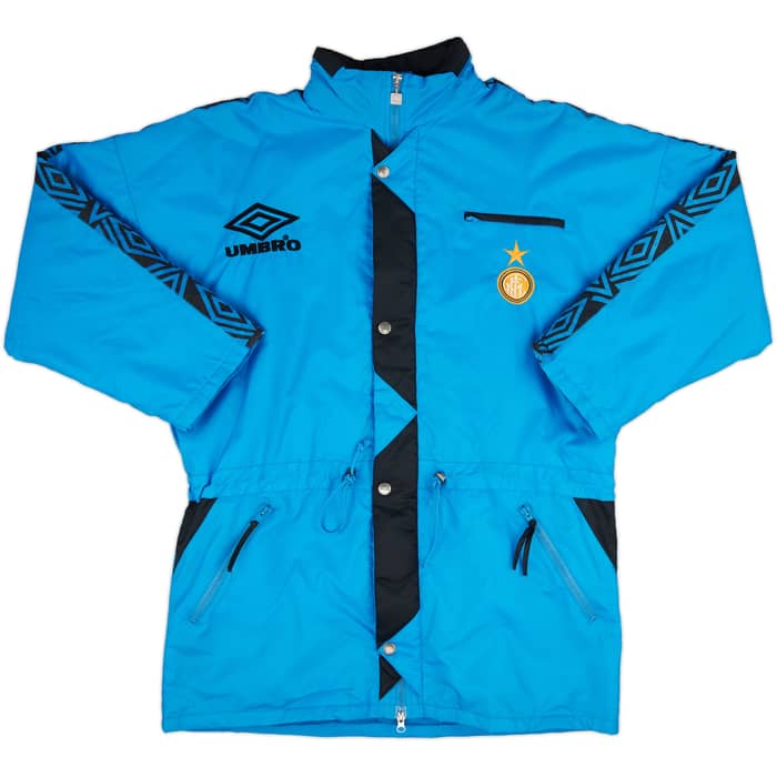 1992-93 Inter Milan Umbro Padded Bench Coat - 6/10 - (L)
