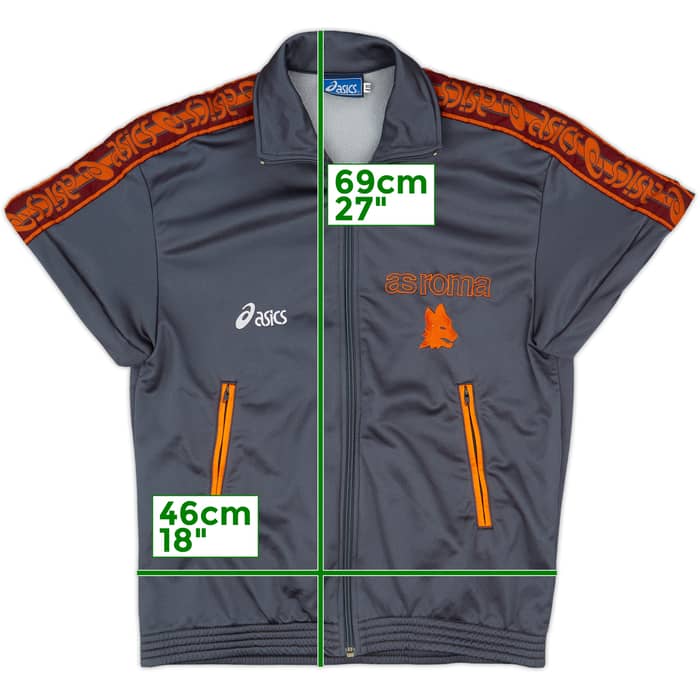 1995-96 Roma Asics S/S Track Jacket - 6/10 - (M)