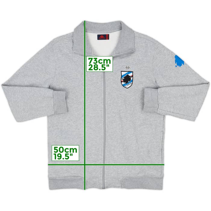 2008-09 Sampdoria Kappa Track Jacket - 8/10 - (L)