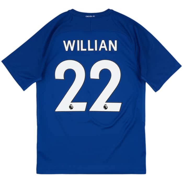 2017-18 Chelsea Home Shirt Willian #22 - 9/10 - (M)