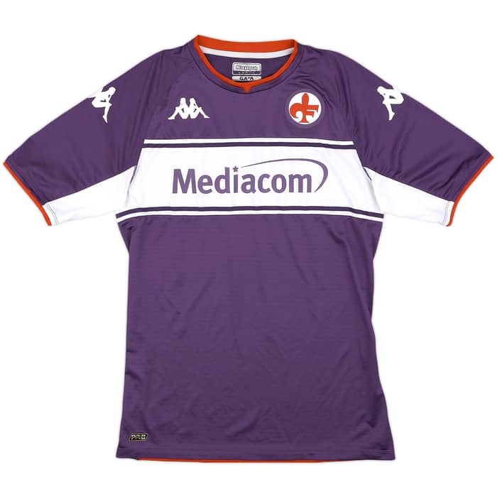 2021-22 Fiorentina Signed Home Shirt - 7/10 - (L)