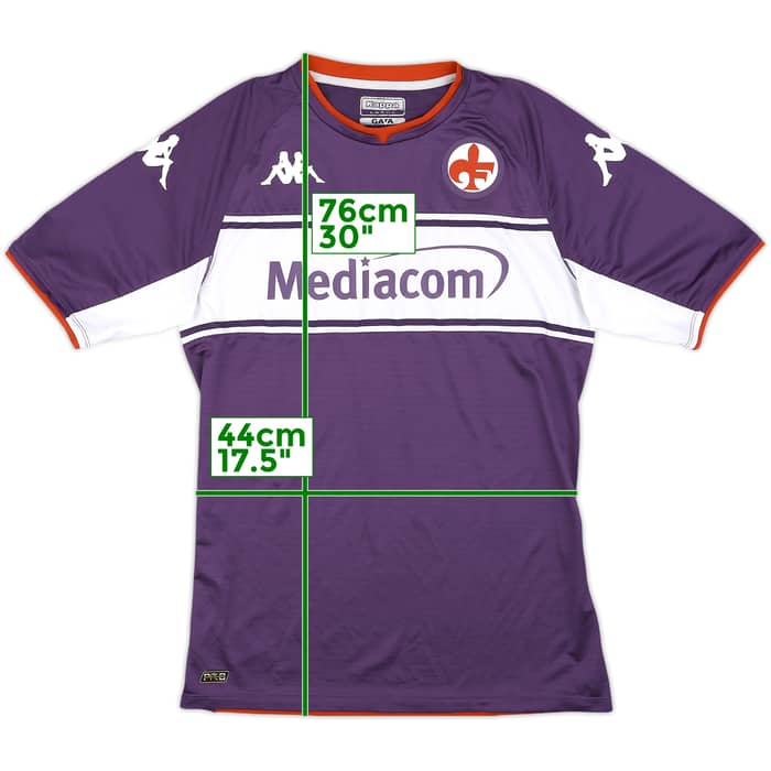 2021-22 Fiorentina Signed Home Shirt - 7/10 - (L)