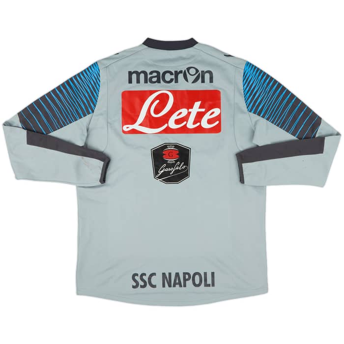 2011-12 Napoli Macron Drill Top - 7/10 - (L)