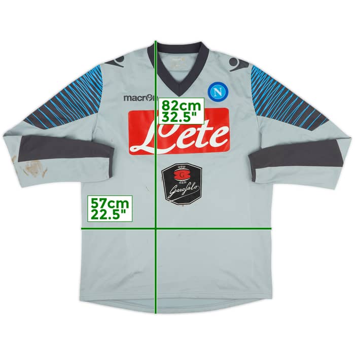 2011-12 Napoli Macron Drill Top - 7/10 - (L)
