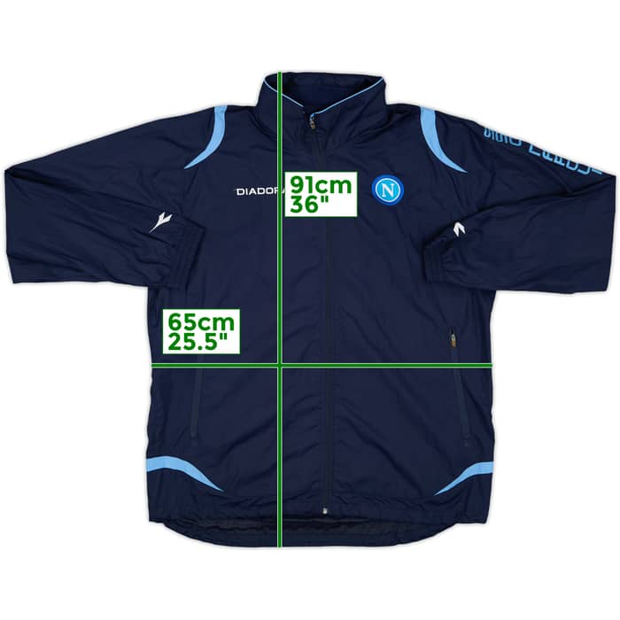 2006-07 Napoli Diadora Hooded Rain Jacket - 7/10 - (XL)