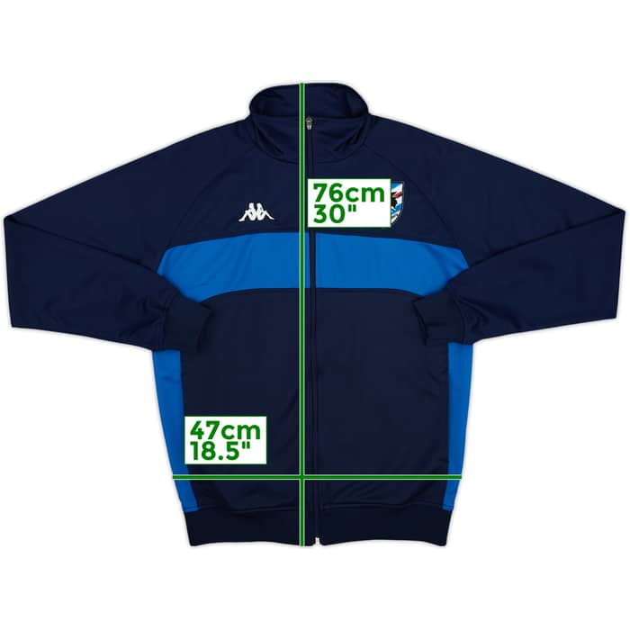 2008-09 Sampdoria Kappa Track Jacket - 9/10 - (XL)