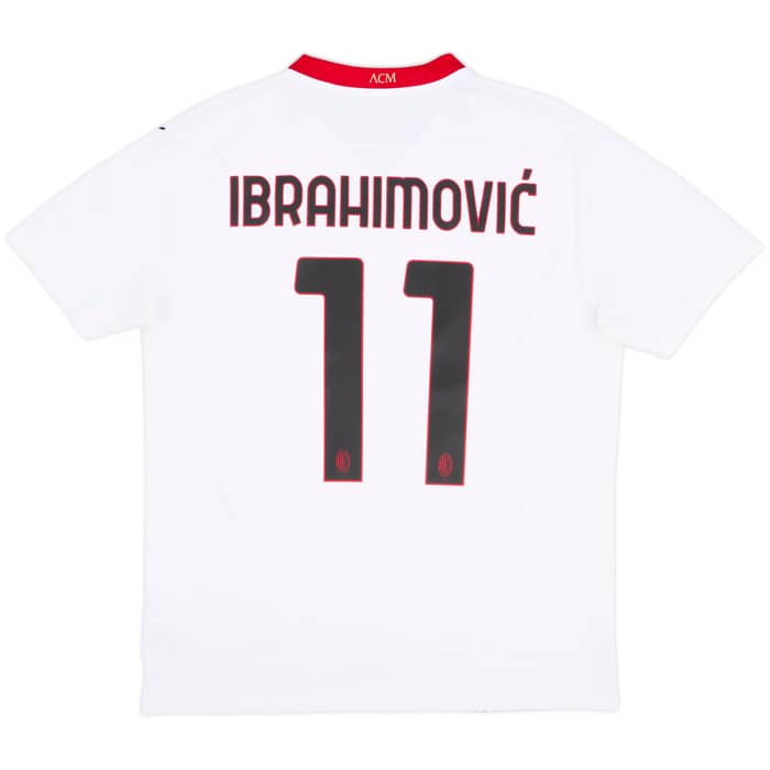 2020-21 AC Milan Away Shirt Ibrahimovic #11 - 10/10 - (L)