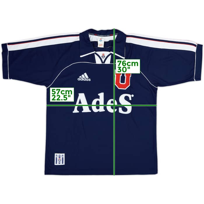 1999-00 Universidad de Chile Home Shirt - 8/10 - (L)