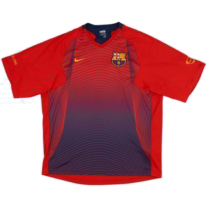 2007-08 Barcelona Nike Training Shirt - 9/10 - (L)