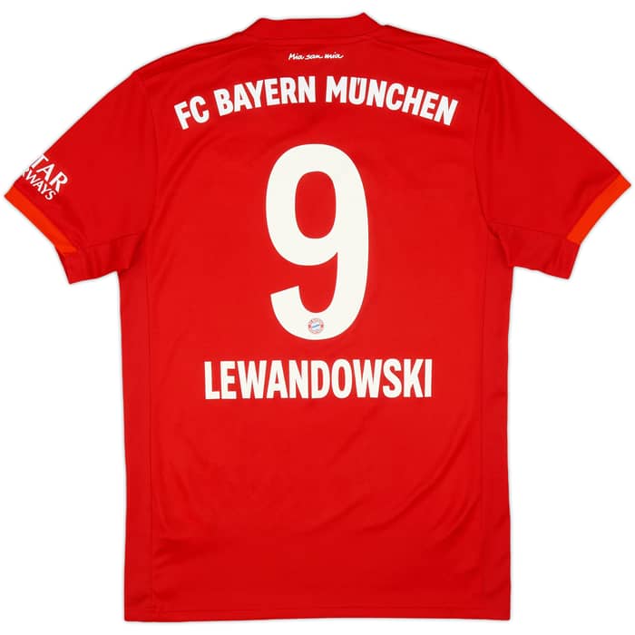 2019-20 Bayern Munich Home Shirt Lewandowski #9 - 8/10 - (S)