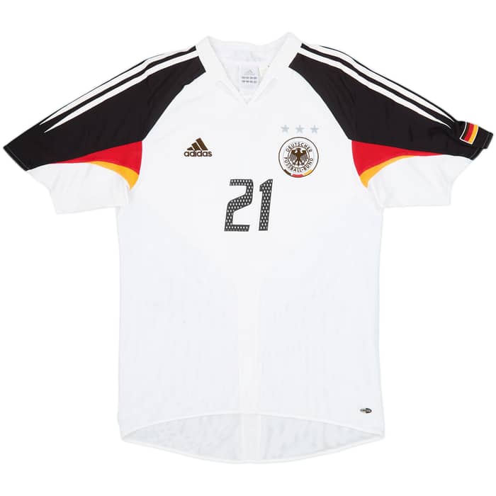 2004-05 Germany Home Shirt Lahm #21 - 7/10 - (M)