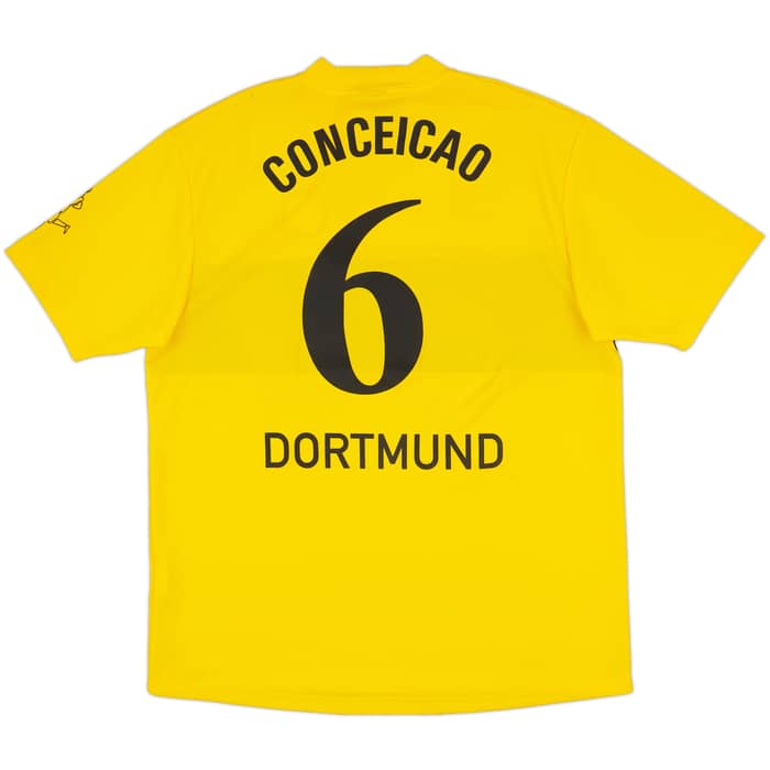 2002-03 Borussia Dortmund Home Shirt Conceicao #6 - 7/10 - (XL)