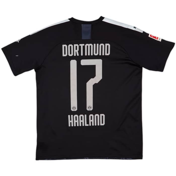 2019-20 Borussia Dortmund Away Shirt Haaland #17 - 7/10 - (XL.Boys)