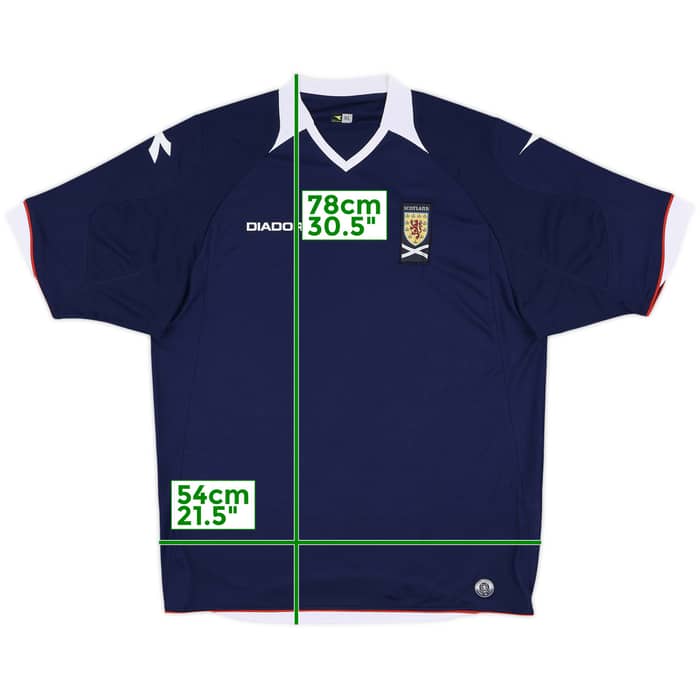 2008-09 Scotland Home Shirt - 9/10 - (XL)