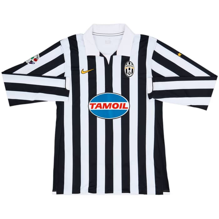 2006-07 Juventus Player Issue Home L/S Shirt Del Piero #10 - 7/10 - (L)