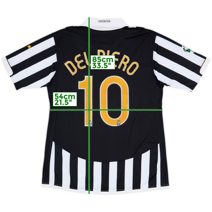 2006-07 Juventus Player Issue Home Shirt Del Piero #10 - 9/10 - (XL)