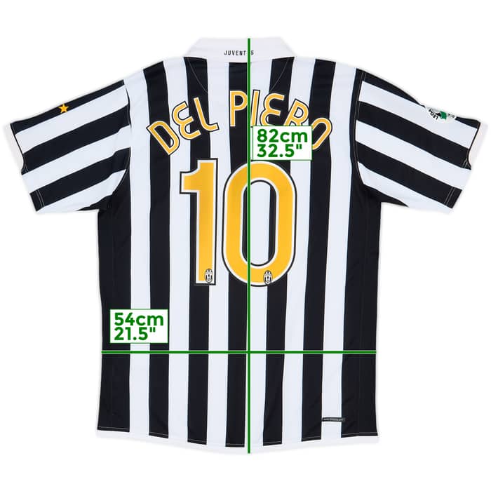 2006-07 Juventus Home Shirt Del Piero #10 - 10/10 - (L)
