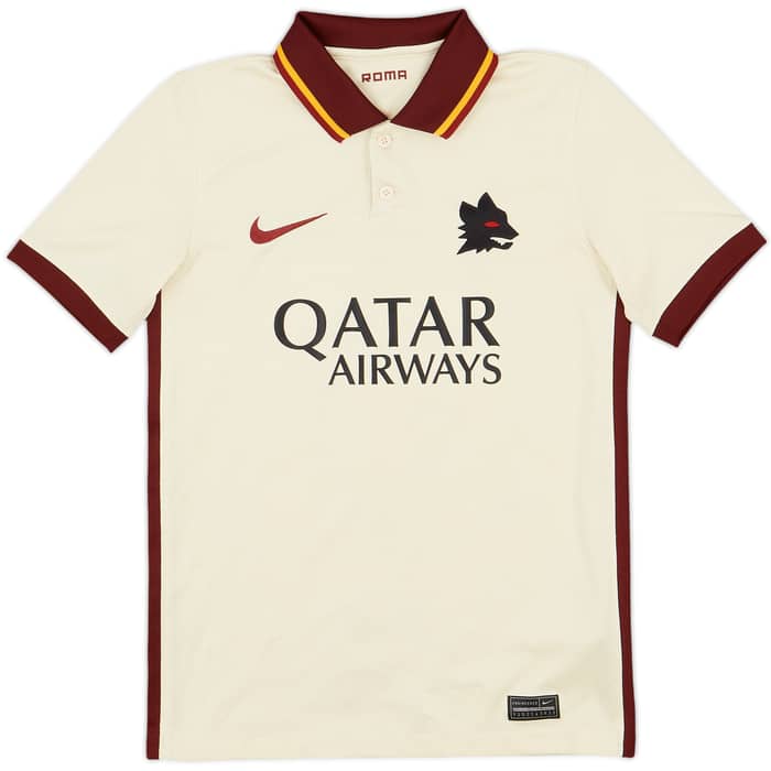 2020-21 Roma Away Shirt Calafiori #61 - 9/10 - (M.Boys)