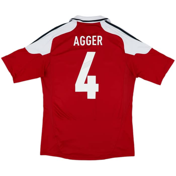 2012-13 Denmark Home Shirt Agger #4 - 6/10 - (M)