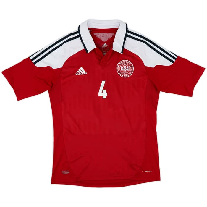 2012-13 Denmark Home Shirt Agger #4 - 6/10 - (M)